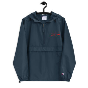 Embroidered Champion Packable Jacket VOVAN TITAN